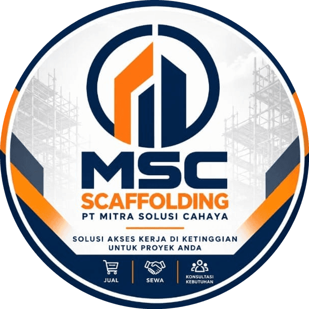 MSC Scaffolding Logo PT Mitra Solusi Cahaya