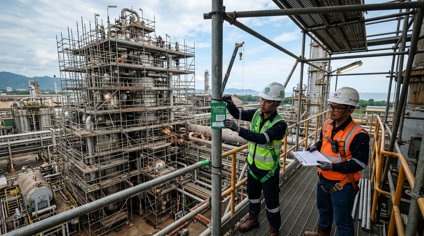Jaminan Keselamatan K3 — Sertifikasi Green Scafftag