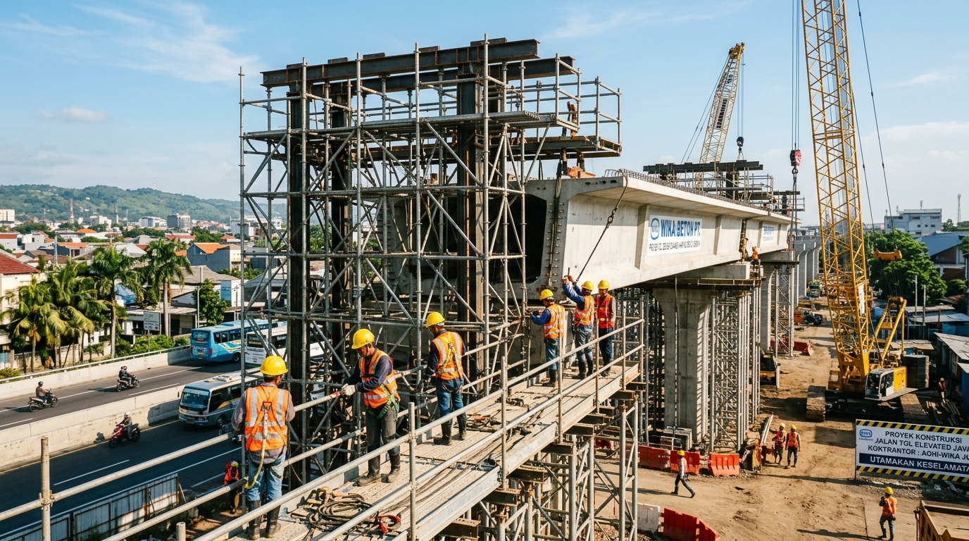 Shoring Falsework Girder Flyover
